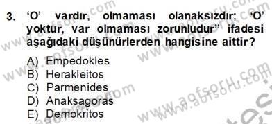 Zihin Felsefesi Dersi 2013 - 2014 Yılı (Final) Dönem Sonu Sınav Soruları 3. Soru