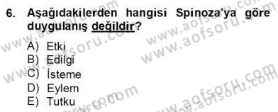 Zihin Felsefesi Dersi 2013 - 2014 Yılı (Final) Dönem Sonu Sınav Soruları 6. Soru