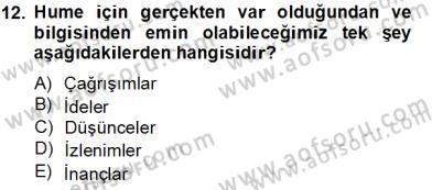 Zihin Felsefesi Dersi 2013 - 2014 Yılı Tek Ders Sınav Soruları 12. Soru