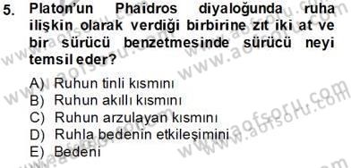 Zihin Felsefesi Dersi 2013 - 2014 Yılı Tek Ders Sınav Soruları 5. Soru