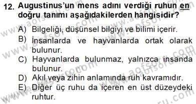 Zihin Felsefesi Dersi 2014 - 2015 Yılı (Vize) Ara Sınav Soruları 12. Soru
