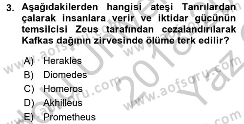 Zihin Felsefesi Dersi 2018 - 2019 Yılı Yaz Okulu Sınav Soruları 3. Soru