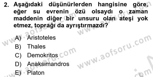 Zihin Felsefesi Dersi 2021 - 2022 Yılı (Final) Dönem Sonu Sınav Soruları 2. Soru