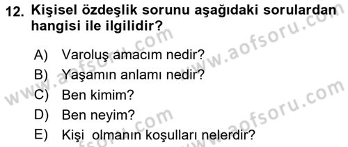 Zihin Felsefesi Dersi 2023 - 2024 Yılı (Final) Dönem Sonu Sınav Soruları 12. Soru