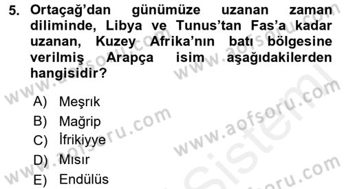 Tarih Felsefesi 1 Dersi 2018 - 2019 Yılı (Final) Dönem Sonu Sınav Soruları 5. Soru