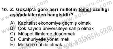 Tarih Felsefesi 2 Dersi 2012 - 2013 Yılı (Vize) Ara Sınav Soruları 20. Soru