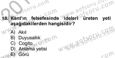 Tarih Felsefesi 2 Dersi 2012 - 2013 Yılı (Vize) Ara Sınav Soruları 5. Soru