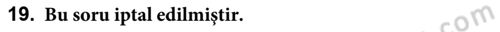 Tarih Felsefesi 2 Dersi 2020 - 2021 Yılı Yaz Okulu Sınav Soruları 19. Soru