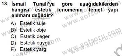 Türkiye´de Felsefenin Gelişimi 1 Dersi Ara Sınavı Deneme Sınav Soruları 13. Soru
