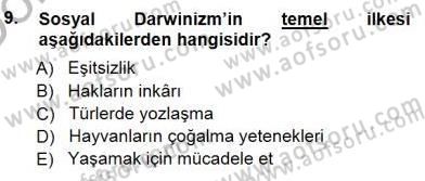 Türkiye´de Felsefenin Gelişimi 1 Dersi 2012 - 2013 Yılı (Final) Dönem Sonu Sınav Soruları 9. Soru