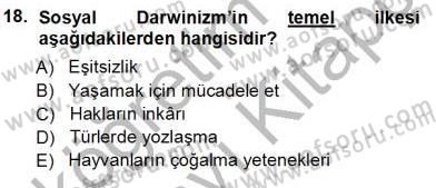 Türkiye´de Felsefenin Gelişimi 1 Dersi 2013 - 2014 Yılı Tek Ders Sınav Soruları 18. Soru