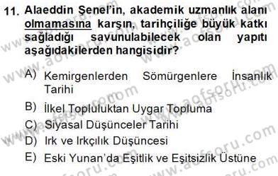 Türkiye´de Felsefenin Gelişimi 1 Dersi 2014 - 2015 Yılı (Final) Dönem Sonu Sınav Soruları 11. Soru