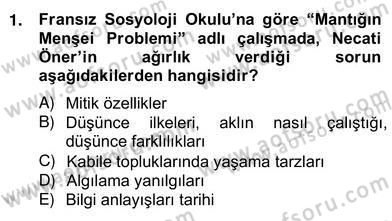 Türkiye´de Felsefenin Gelişimi 2 Dersi 2012 - 2013 Yılı (Vize) Ara Sınav Soruları 1. Soru