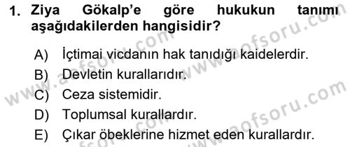 Türkiye´de Felsefenin Gelişimi 2 Dersi 2021 - 2022 Yılı Yaz Okulu Sınav Soruları 1. Soru