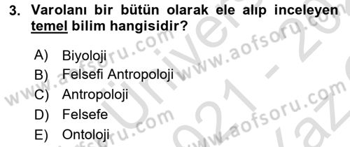 Türkiye´de Felsefenin Gelişimi 2 Dersi 2021 - 2022 Yılı Yaz Okulu Sınav Soruları 3. Soru