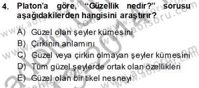 Dil Felsefesi Dersi 2013 - 2014 Yılı Tek Ders Sınav Soruları 4. Soru