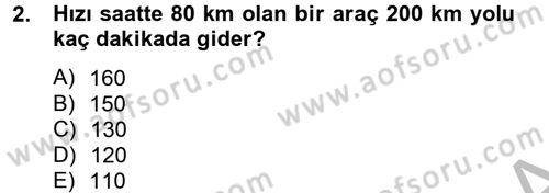 Finans Matematiği Dersi 2012 - 2013 Yılı (Vize) Ara Sınav Soruları 2. Soru