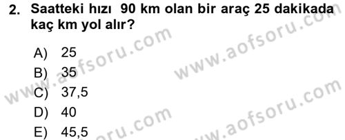 Finans Matematiği Dersi 2016 - 2017 Yılı 3 Ders Sınav Soruları 2. Soru