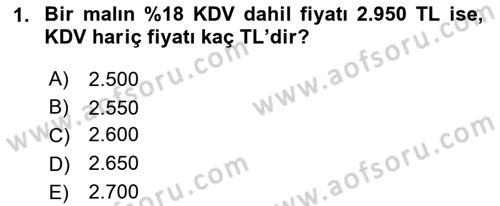 Finans Matematiği Dersi 2021 - 2022 Yılı (Final) Dönem Sonu Sınav Soruları 1. Soru