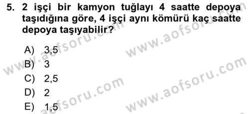 Finans Matematiği Dersi 2024 - 2025 Yılı (Vize) Ara Sınav Soruları 5. Soru