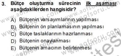 Girişim Finansmanı Dersi 2013 - 2014 Yılı Tek Ders Sınav Soruları 3. Soru