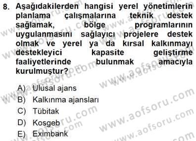 Girişim Finansmanı Dersi 2015 - 2016 Yılı (Final) Dönem Sonu Sınav Soruları 8. Soru