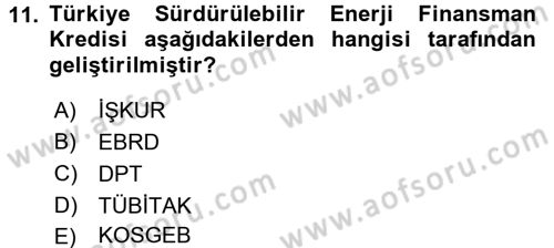 Girişim Finansmanı Dersi 2016 - 2017 Yılı 3 Ders Sınav Soruları 11. Soru