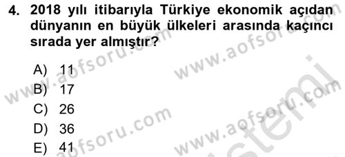 Girişim Finansmanı Dersi 2021 - 2022 Yılı (Vize) Ara Sınav Soruları 4. Soru