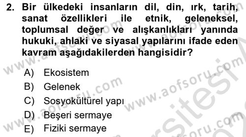 Girişim Finansmanı Dersi 2021 - 2022 Yılı (Final) Dönem Sonu Sınav Soruları 2. Soru
