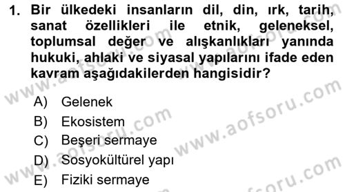 Girişim Finansmanı Dersi 2022 - 2023 Yılı (Vize) Ara Sınav Soruları 1. Soru