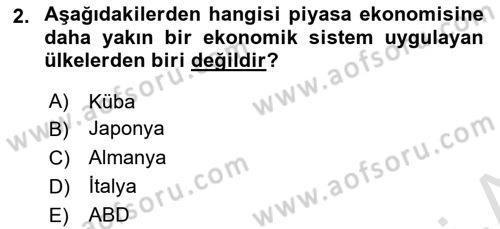 Girişim Finansmanı Dersi 2022 - 2023 Yılı (Vize) Ara Sınav Soruları 2. Soru