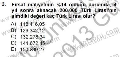 Spor Finansmanı Dersi Ara Sınavı Deneme Sınav Soruları 3. Soru