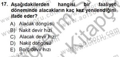 Spor Finansmanı Dersi 2013 - 2014 Yılı Tek Ders Sınav Soruları 17. Soru