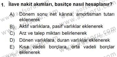 Spor Finansmanı Dersi 2015 - 2016 Yılı (Final) Dönem Sonu Sınav Soruları 1. Soru