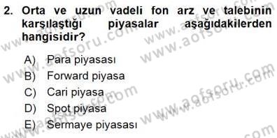 Spor Finansmanı Dersi 2015 - 2016 Yılı (Final) Dönem Sonu Sınav Soruları 2. Soru