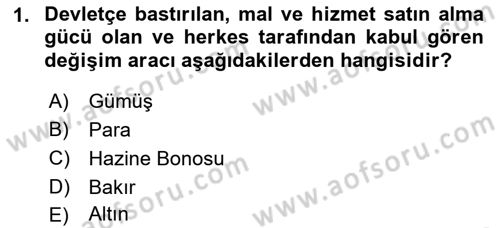 Spor Finansmanı Dersi 2021 - 2022 Yılı (Final) Dönem Sonu Sınav Soruları 1. Soru