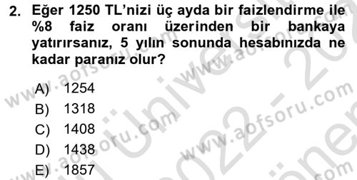 Spor Finansmanı Dersi 2022 - 2023 Yılı (Final) Dönem Sonu Sınav Soruları 2. Soru