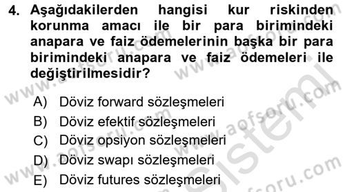 Spor Finansmanı Dersi 2022 - 2023 Yılı (Final) Dönem Sonu Sınav Soruları 4. Soru