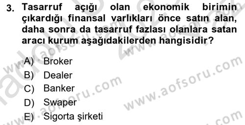 Spor Finansmanı Dersi 2023 - 2024 Yılı Yaz Okulu Sınav Soruları 3. Soru