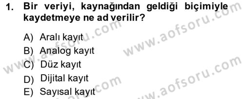 Temel Fotoğrafçılık Dersi 2014 - 2015 Yılı (Final) Dönem Sonu Sınav Soruları 1. Soru