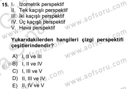 Temel Fotoğrafçılık Dersi 2019 - 2020 Yılı (Vize) Ara Sınav Soruları 15. Soru