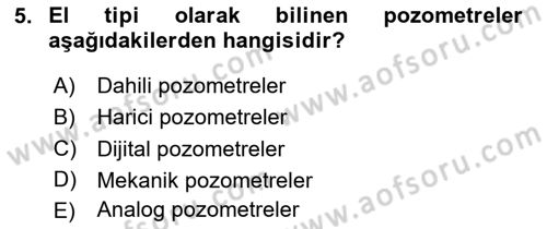 Temel Fotoğrafçılık Dersi 2024 - 2025 Yılı (Final) Dönem Sonu Sınav Soruları 5. Soru
