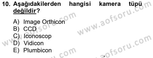 Hareketli Görüntünün Tarihi Dersi 2012 - 2013 Yılı (Vize) Ara Sınav Soruları 10. Soru