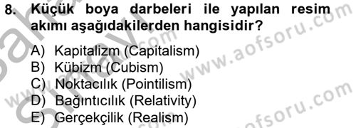 Hareketli Görüntünün Tarihi Dersi 2012 - 2013 Yılı (Vize) Ara Sınav Soruları 8. Soru
