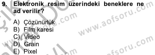 Hareketli Görüntünün Tarihi Dersi 2013 - 2014 Yılı (Vize) Ara Sınav Soruları 9. Soru