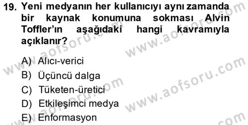 Hareketli Görüntünün Tarihi Dersi 2014 - 2015 Yılı (Final) Dönem Sonu Sınavı 19. Soru