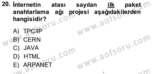 Hareketli Görüntünün Tarihi Dersi 2014 - 2015 Yılı Tek Ders Sınavı 20. Soru