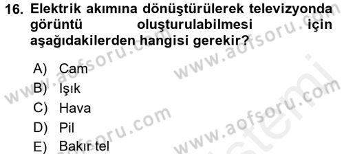 Hareketli Görüntünün Tarihi Dersi 2015 - 2016 Yılı (Vize) Ara Sınav Soruları 16. Soru