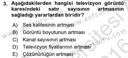 Hareketli Görüntünün Tarihi Dersi 2015 - 2016 Yılı (Final) Dönem Sonu Sınav Soruları 3. Soru