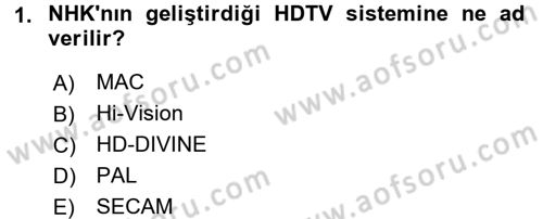Hareketli Görüntünün Tarihi Dersi 2015 - 2016 Yılı Tek Ders Sınav Soruları 1. Soru